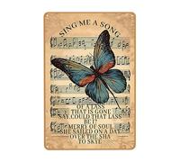 Note Divertenti Sulla Farfalla Targa In Metallo Decorative Cartello Decorativo Divertente Cartelli Metallo Per Casa Soggiorno Cafe