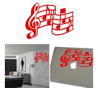 Note Musicali, Adesivo In Vinile Versione V2