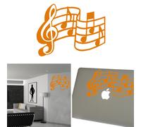 Note Musicali, Adesivo In Vinile Versione V2