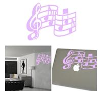 Note Musicali, Adesivo In Vinile Versione V2