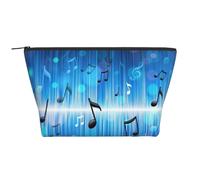 Note musicali con chiave, Borsa da toilette Borsa per trucco Borsa per cosmetici Borsa da toilette da viaggio portatile