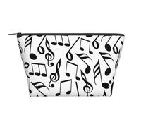 Note musicali con chiave, Borsa da toilette Borsa per trucco Borsa per cosmetici Borsa da toilette da viaggio portatile