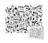 Note musicali con chiave,Puzzle in legno da 500 pezzi, gioco di famiglia, puzzle per adulti e adolescenti, decorazioni per la casa