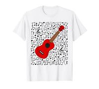 Note Musicali dell'ukulele, ukulelista Maglietta