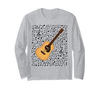 Note Musicali per Chitarra Acustica, Chitarrista Maglia a Manica