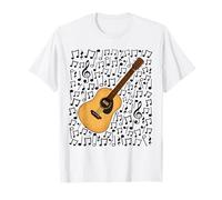 Note Musicali per Chitarra Acustica, Chitarrista Maglietta
