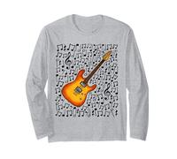 Note Musicali per Chitarra elettrica, Chitarrista Maglia a Manica
