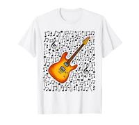 Note Musicali per Chitarra elettrica, Chitarrista Maglietta