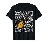 Note Musicali per mandolino, mandolinista, Musicista Folk Maglietta