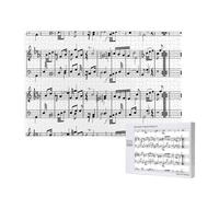 Note musicali, Puzzle 1000 pezzi Puzzle in legno Giocattolo Gioco per famiglie Decorazione da parete per adulti Adolescenti