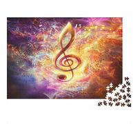 Note musicali Puzzle Impossible 1000 Pezzi Radiance colorata Decorazione Per La Casa. Rilassamento E Intelligence Per Adulti E Ragazzi Da 14 Anni 1000pcs (75x50cm)