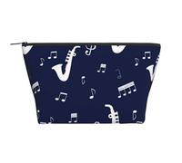 Note musicali Sassofoni, Borsa da toilette Borsa per trucco Borsa per cosmetici Borsa da toilette da viaggio portatile