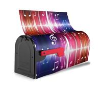 Note musicali. Stampa riutilizzabile copertura per cassetta postale impermeabile decorazione magnetica protezione solare unica
