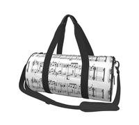 Note musicali sulla chiave, Borsone da viaggio di grande capacità Borsa rotonda Borsa da viaggio sportiva Borsa da viaggio Borsa da fitness