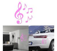 NOTE MUSICALI Versione V1, Adesivo In Vinile Premium