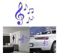 NOTE MUSICALI Versione V1, Adesivo In Vinile Premium