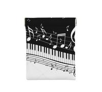 Note musicali volanti Tasti del pianoforte musicale, Spremere il portafoglio superiore da donna Borsa portaoggetti Piccola portamonete Portamonete