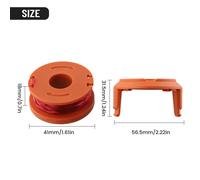 Note Nylon Plastica Bobina Tappo Cavo Tappo Bobina Tappo Trimmer Bobina