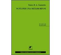 Note per una metamorfosi