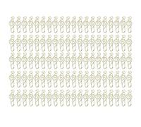 Note Shape Paper Clips, Corrosion Resistant Design | 100 pezzi, materiale metallico, clip multiuso, documenti organizzativi, ideali per casa e ufficio
