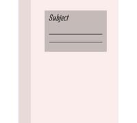 Note, study and revision guide book: 4 steps guide book for study. Light pink colour cover.