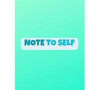 Note To Self: 200-Page Large Graph Paper Journal | 8.5" x 11" Squared Grid Notebook for Personal Notes, Study, and Creative Ideas