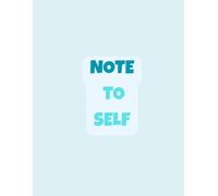Note To Self: A Large 8.5 x 11 Inch Graph Paper Notebook | 200 Squared Pages for Journaling, Math, and Note-Taking