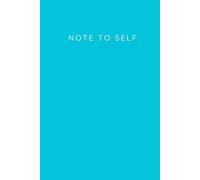 Note to Self Hardcover Dot Notebook - Maison Peters™ Signature Colors Collection - Turquoise - 6x9 Inch - 301 Pages
