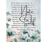 Note To Self Lined Notebook for Her, Soft Cover College Ruled Journal, 7.5 x 9.25, 120 pages, Inspirational Lined Notebook