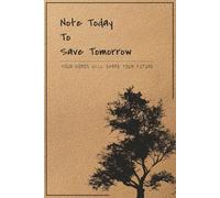 Note Today To Save Tomorrow: Your words will shape your future