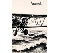 Notebook: 120 pages lined notebook with an Airplane on the cover, Ideal for Aviation lovers, enthusiasts, and professionals.