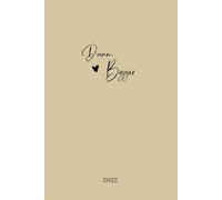 Notebook 2025 "Dream Bigger" | A5 | beige | notes | LH