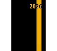 Notebook 2026: Personal Diary, Black