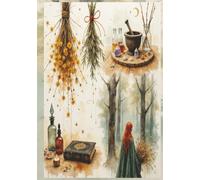 Notebook 205 pages: Book of Shadows & Personal Grimoire 7x10