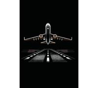 Notebook 6"x9" and 120 Lined Paper: A plane is taking off from the runway