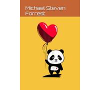 Notebook 6"x9" and 120 Lined Paper: Little panda sends love through a red heart-shaped balloon