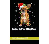 Notebook 6"x9" and 120 Lined Paper: The adorable dog in a hat is the perfect gift for the whole family