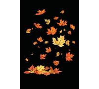 Notebook 6"x9" and 120 Lined Paper: The yellow leaves fall when autumn comes