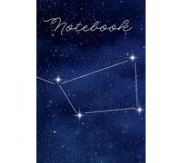 Notebook 6x9 con 110 pagine a righe Costellazione: Quaderno per appunti