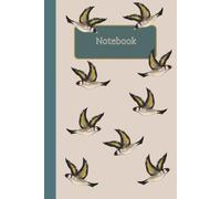 Notebook: A 100-Page Lined Journal Featuring Original Bird Gold Finch Art for Writing, Journaling, and Everyday Notes