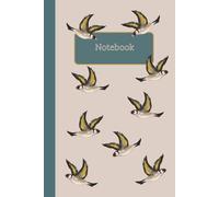 Notebook: A 100-Page Lined Journal Featuring Original Bird Gold Finch Art for Writing, Journaling, and Everyday Notes