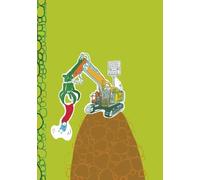 Notebook: A 7" x 10" Lined Notebook with a super cool excavator for notes, sketches, and anything you can imagine