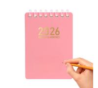 Notebook A Bobina Di Agenda Diario - Libro Di Lavoro Tasca A7 | Cose Della Lista Di Controllo Da Oggi | Organizzatore Di Spirali Con Pagine Con Data, Elenchi Di Tar