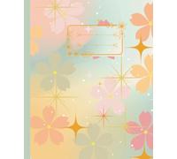 Notebook: A cute spring flower themed notebook