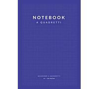 Notebook a Quadretti: 108 Pagine A4 a Quadretti 5 mm per Appunti, Matematica | Scuola Ufficio Tempo Libero | Blu