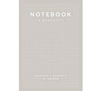 Notebook a Quadretti: 108 Pagine A5 a Quadretti 5 mm per Appunti, Scrittura a Mano, Matematica | Scuola Ufficio | Grigio