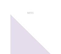 Notebook: A simple space for notes, studies, and creative thought (Lavender Dusk)