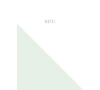 Notebook: A simple space for notes, studies, and creative thought (Pale Green)