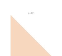 Notebook: A simple space for notes, studies, and creative thought (Peach Puff Orange)