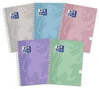 Notebook A4/80K grid Touch pastello (5 pezzi)